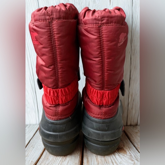 Sorel Outdoor Waterproof Gorpcore Winter Ski Hike Snow Boots Kids Size 3 Youth - Picture 2 of 5